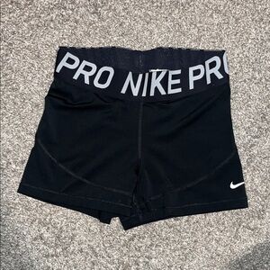 Nike PRO Women's Black Athletic Shorts